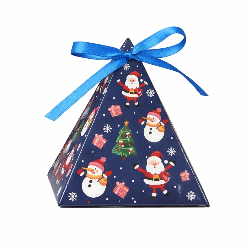 جعبه هدیه مدل فانتزی طرح آدم برفی مجموعه 4 عددی