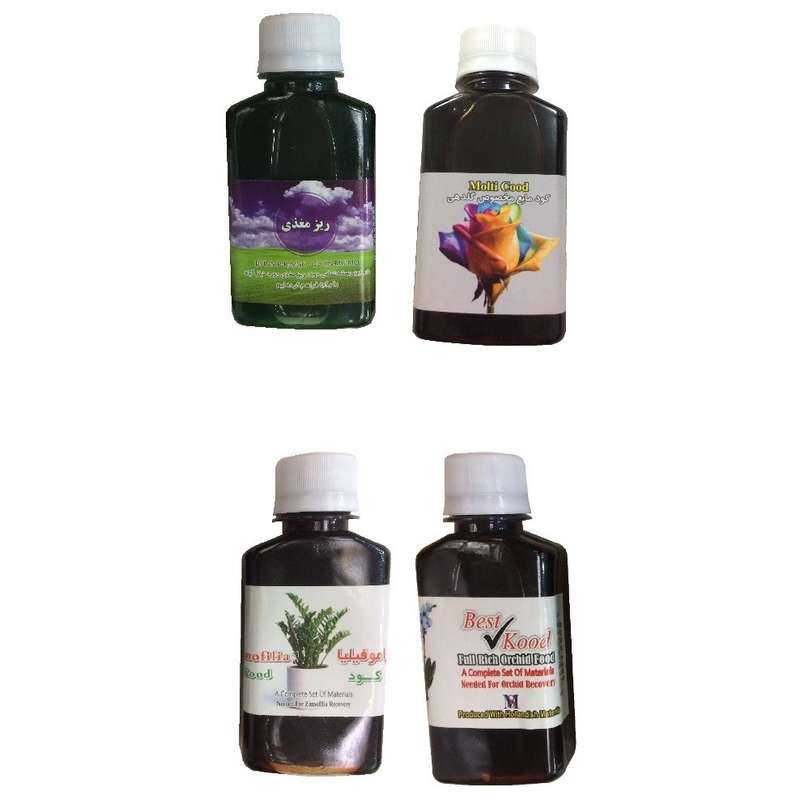 کود مایع زاموفیلیا و سانسوریا و ارکیده و گلدهی کد 02 حجم 120 میلی لیتر بسته 4 عددی کود مایع زاموفیلیا و سانسوریا و ارکیده و گلدهی کد 02 حجم 120 میلی لیتر بسته 4 عددی