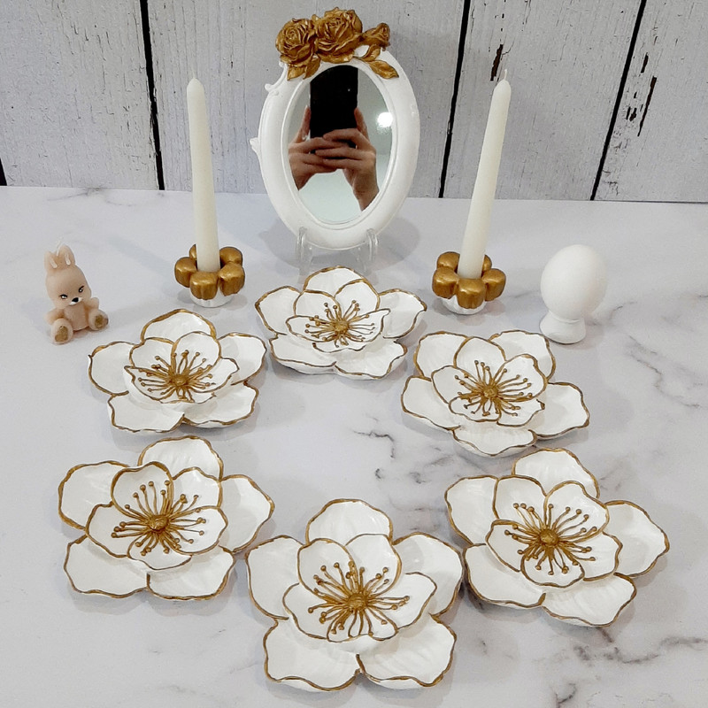 قالب شمع مدل گل نیلوفر