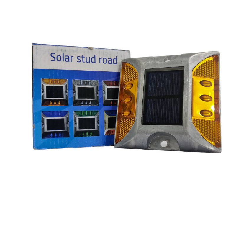 چراغ هشدار سولار مدل چشم گربه ای مجموعه 2 عددی