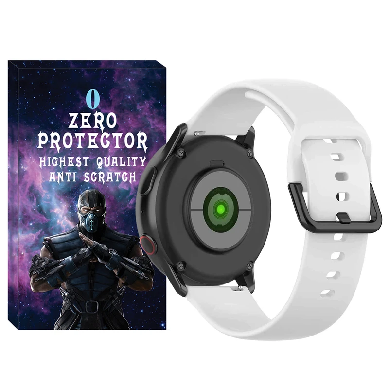 بند زیرو مدل SIC SGK ZR مناسب برای ساعت هوشمند سامسونگ Galaxy Watch 4/5/6/7/FE سایز 40/43/44/46/47 میلی متری