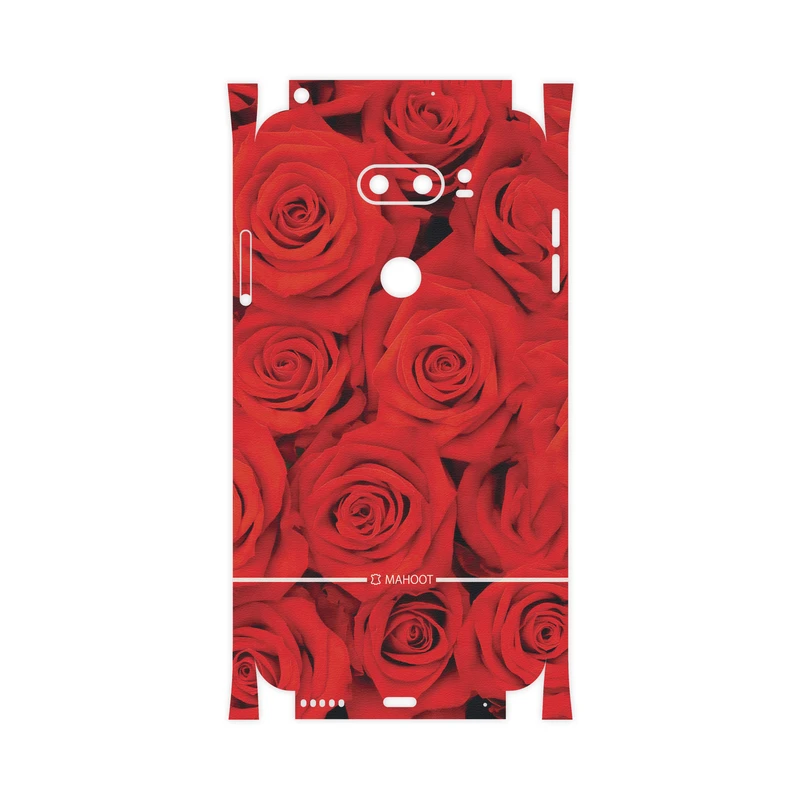 برچسب پوششی ماهوت مدل Red-Flower-FullSkin مناسب برای گوشی موبایل ال جی V30