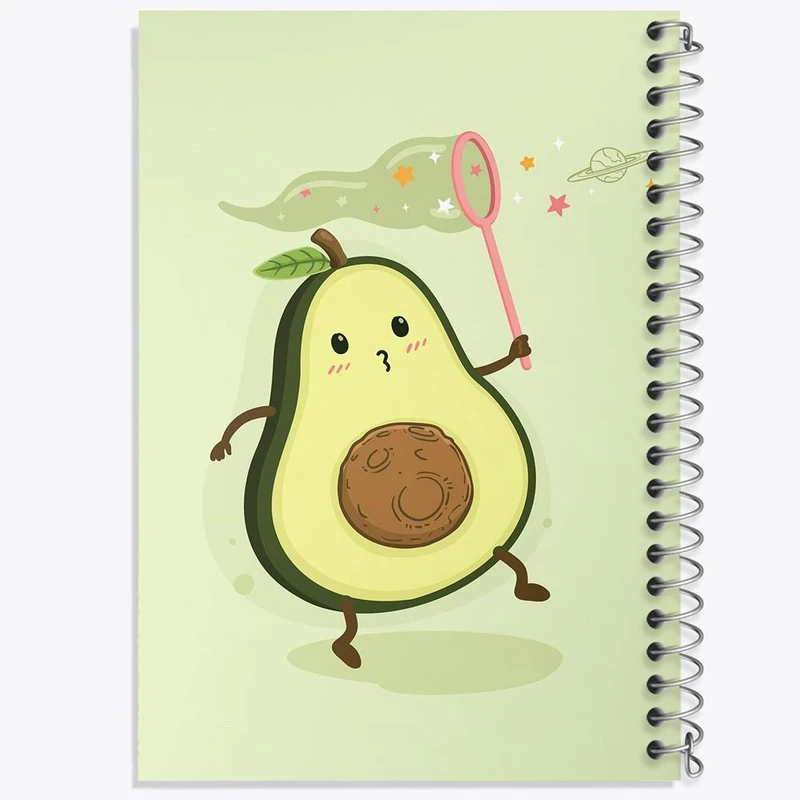 دفتر لیست خرید 50 برگ خندالو طرح آووکادو کد 29571