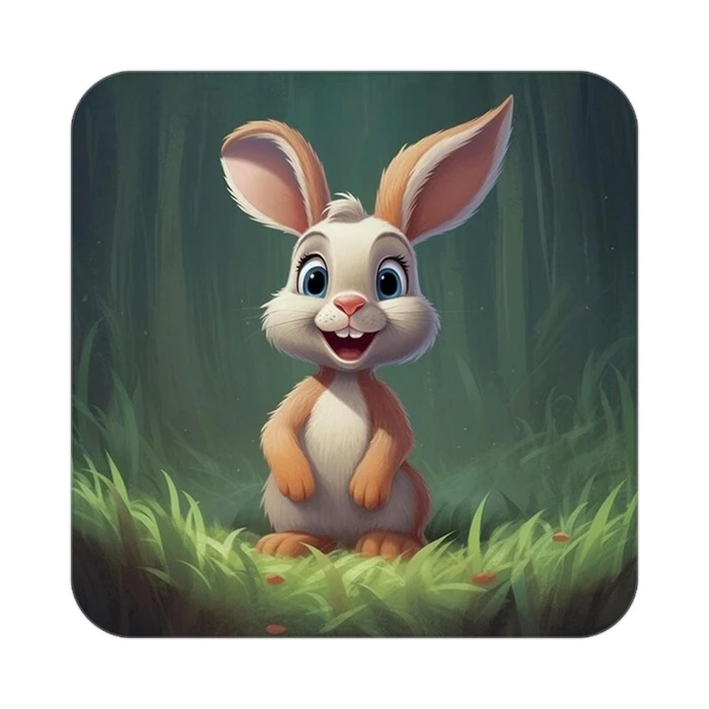 زیر لیوانی کاکتی طرح حیوانات کارتونی مدل mp27688