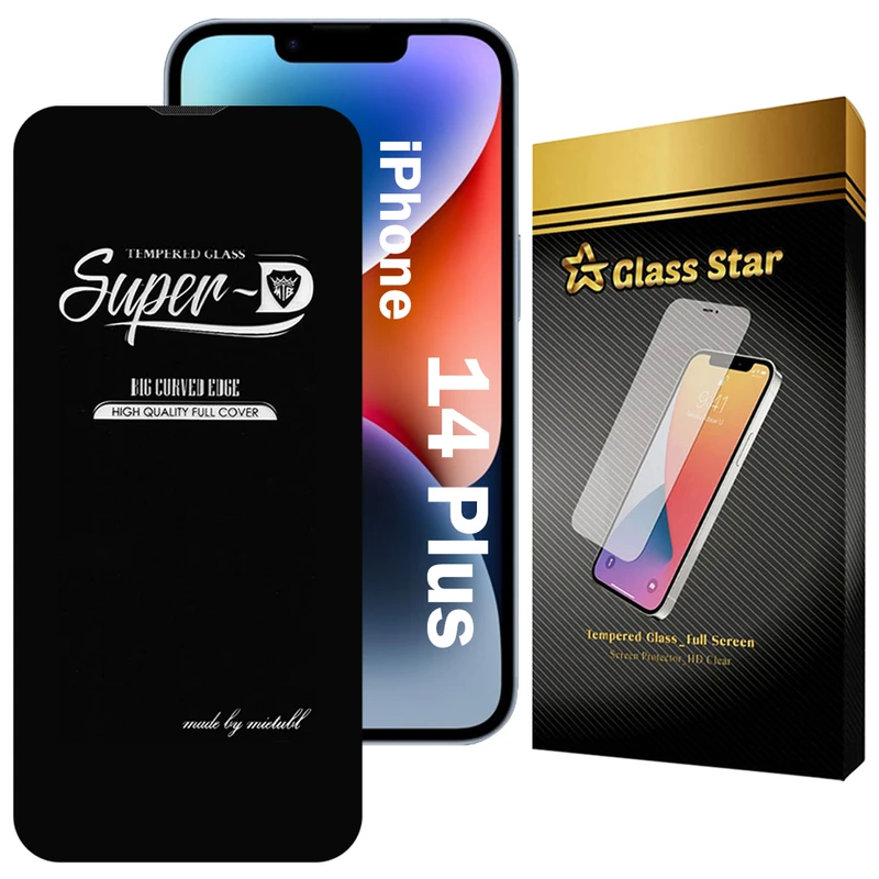 محافظ صفحه نمایش گلس استار مدل SUPERDNS مناسب برای گوشی موبایل اپل iPhone 14 Plus