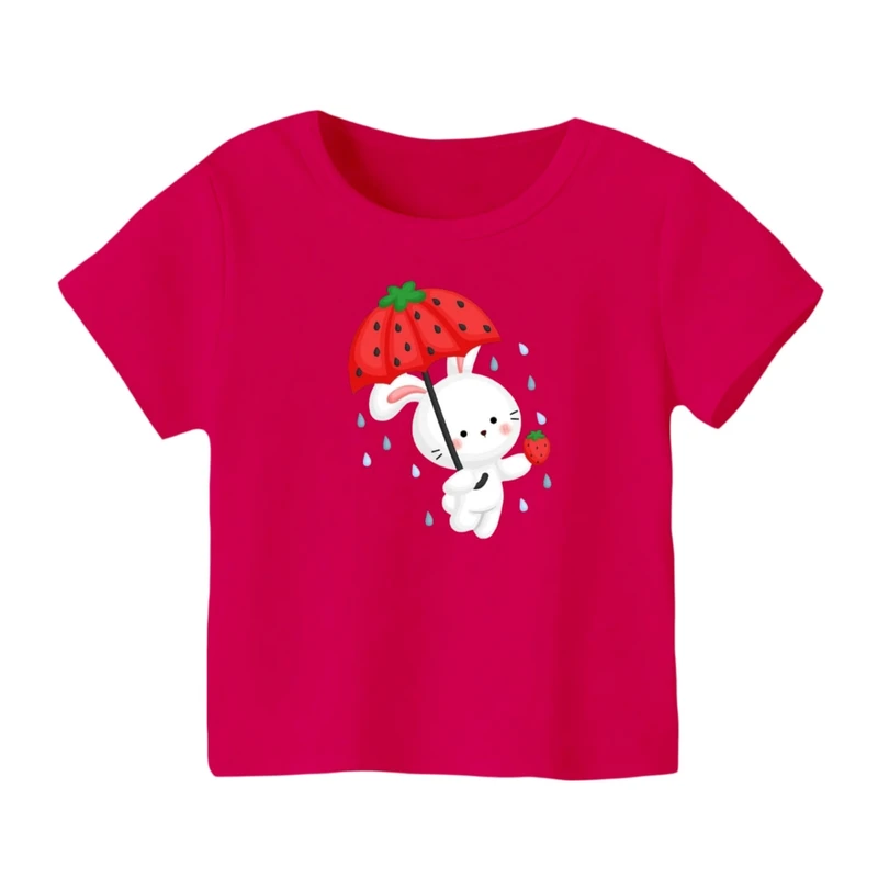 تی شرت آستین کوتاه بچگانه مدل خرگوش یلدایی کد 2