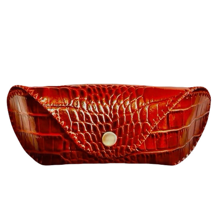 کیف عینک مدل چرم طبیعی کد E002