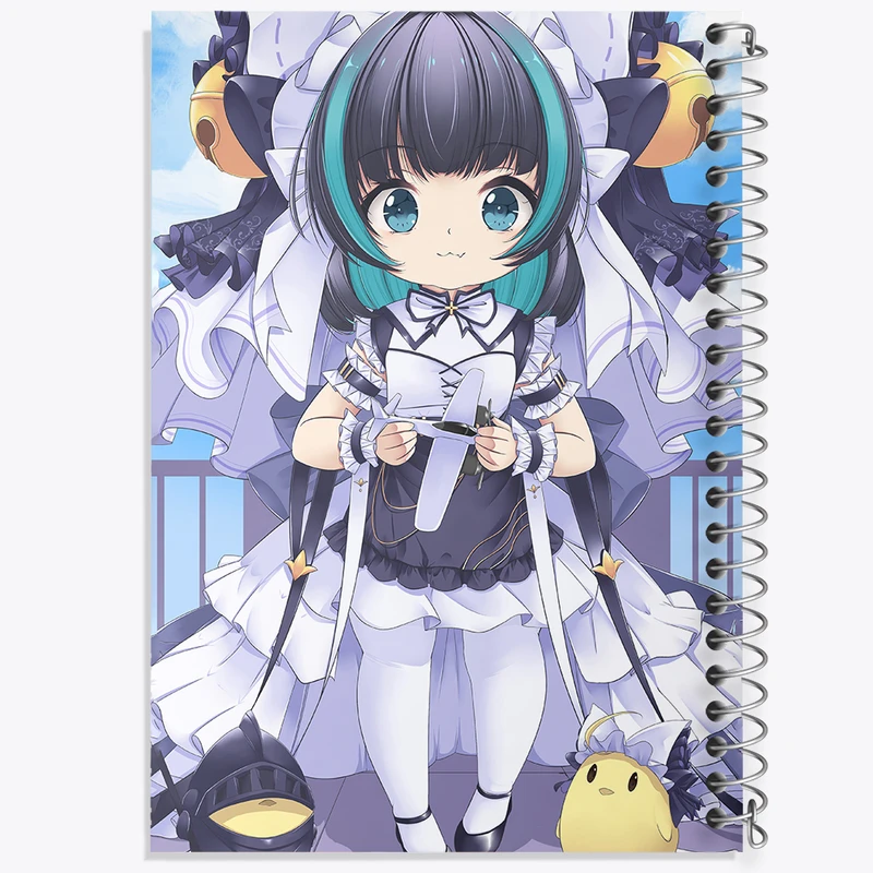 دفتر مشق 50 برگ خندالو طرح بازی آزور لین (Azur Lane) کد 34280