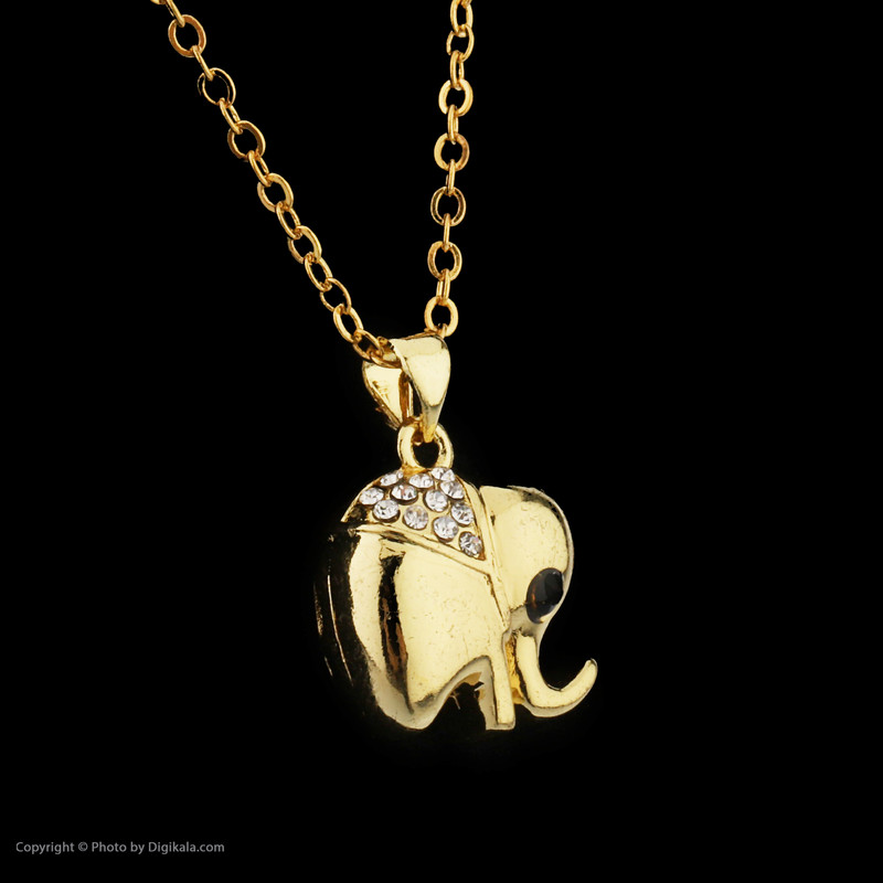 گردنبند دخترانه طرح فیل مدل 99932-91