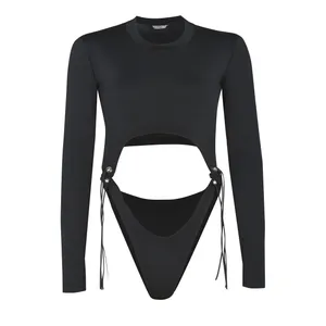 بادی آستین بلند زنانه لوسیفر مدل W23257