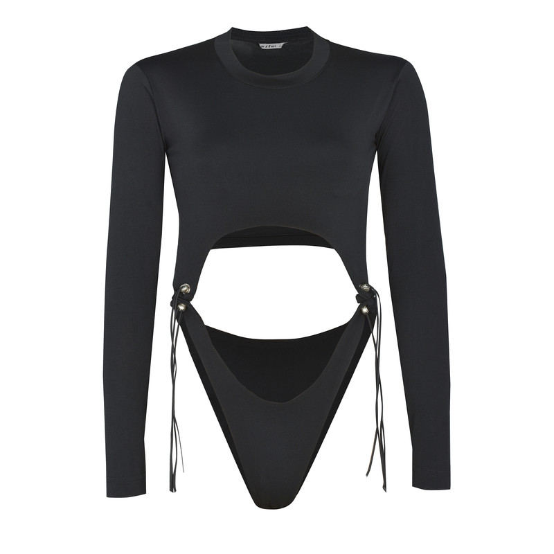 بادی آستین بلند زنانه لوسیفر مدل W23257