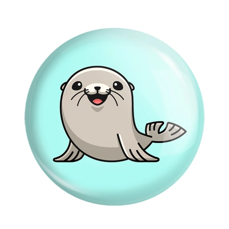 مگنت خندالو مدل حیوانات آبزی شیر دریایی کد 28157