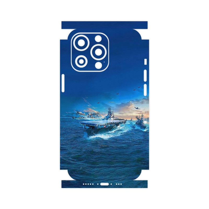 برچسب پوششی ماهوت مدل Warship-FullSkin مناسب برای گوشی موبایل اپل iphone 13 Pro