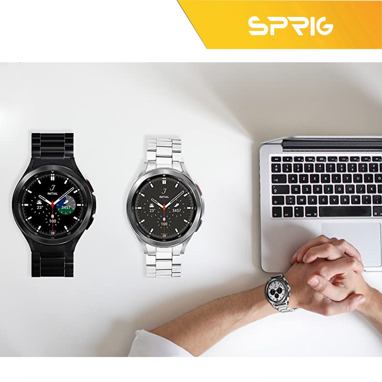 بند اسپریگ مدل 3Bid-Full Body protection مناسب برای ساعت هوشمند سامسونگ Galaxy Watch 5 pro 45mm -  - 2