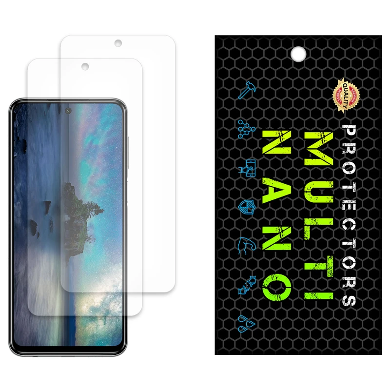 محافظ صفحه نمایش مات مولتی نانو مدل X-S2M مناسب برای گوشی موبایل شیائومی Redmi Note 9 Pro بسته دو عددی