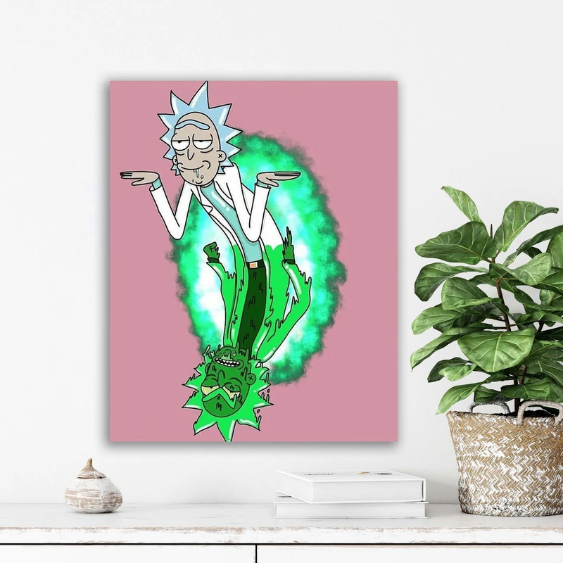 تابلو شاسی آتریسا مدل ریک اند مورتی Rick and Morty