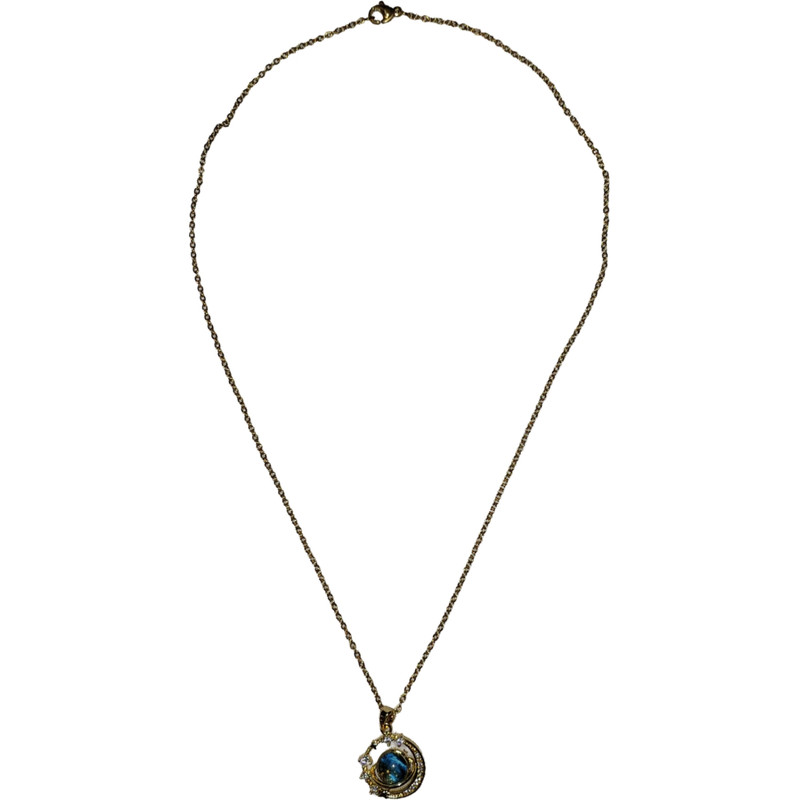 گردنبند دخترانه مدل زحل و ستاره گردنبند دخترانه مدل زحل و ستاره