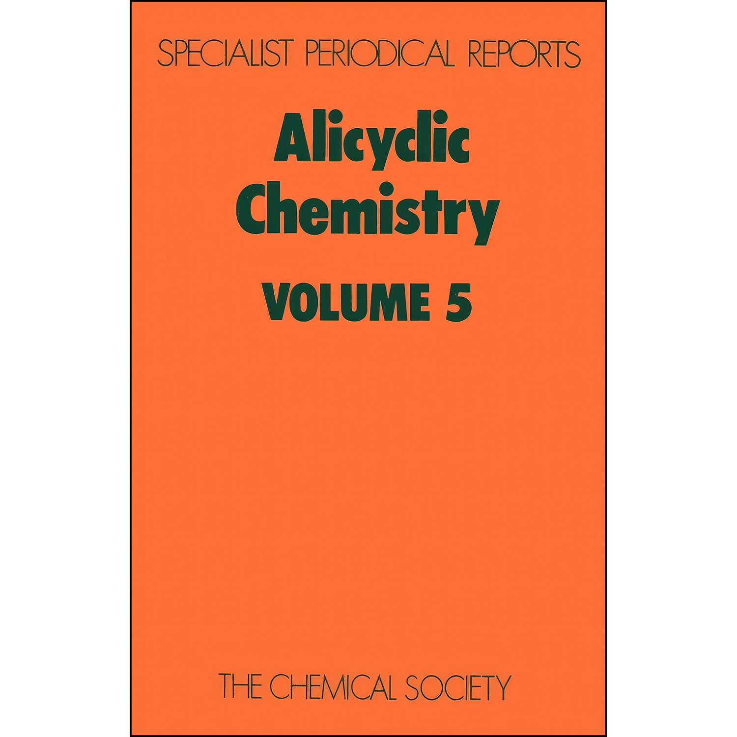 کتاب Alicyclic Chemistry اثر W Parker انتشارات Royal Society of Chemistry