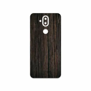 MAHOOT Burned Wood Cover Sticker for Nokia 8.1