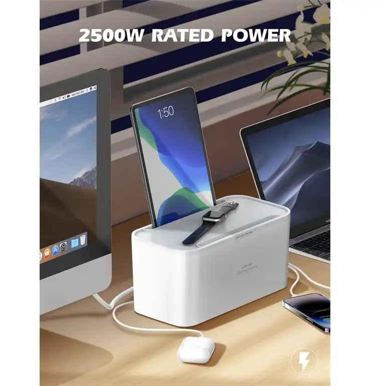 چند راهی برق و شارژر وایرلس الدینیو مدل LDNIO SN5311W