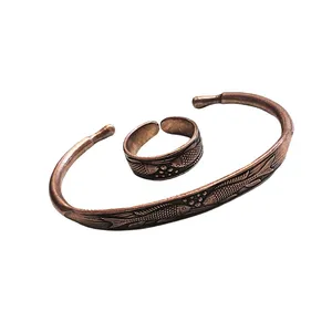 ست انگشتر و دستبند دست ساز زنانه کد S120