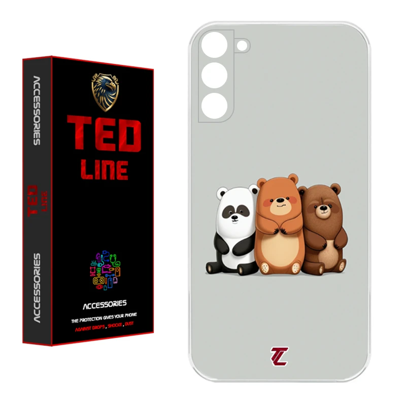 کاور تد لاین طرح خرسی کد 1128 مناسب برای گوشی موبایل سامسونگ Galaxy S21 FE