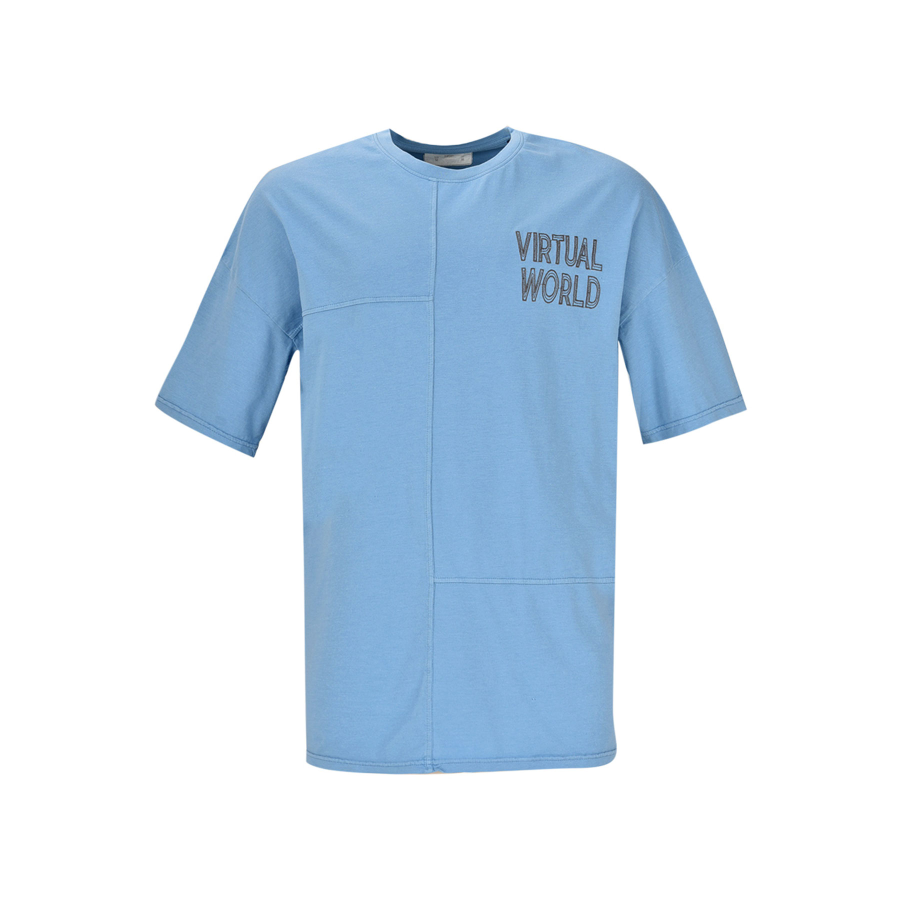 تی شرت آستین کوتاه مردانه بادی اسپینر مدل 3485 کد 1 رنگ آبي