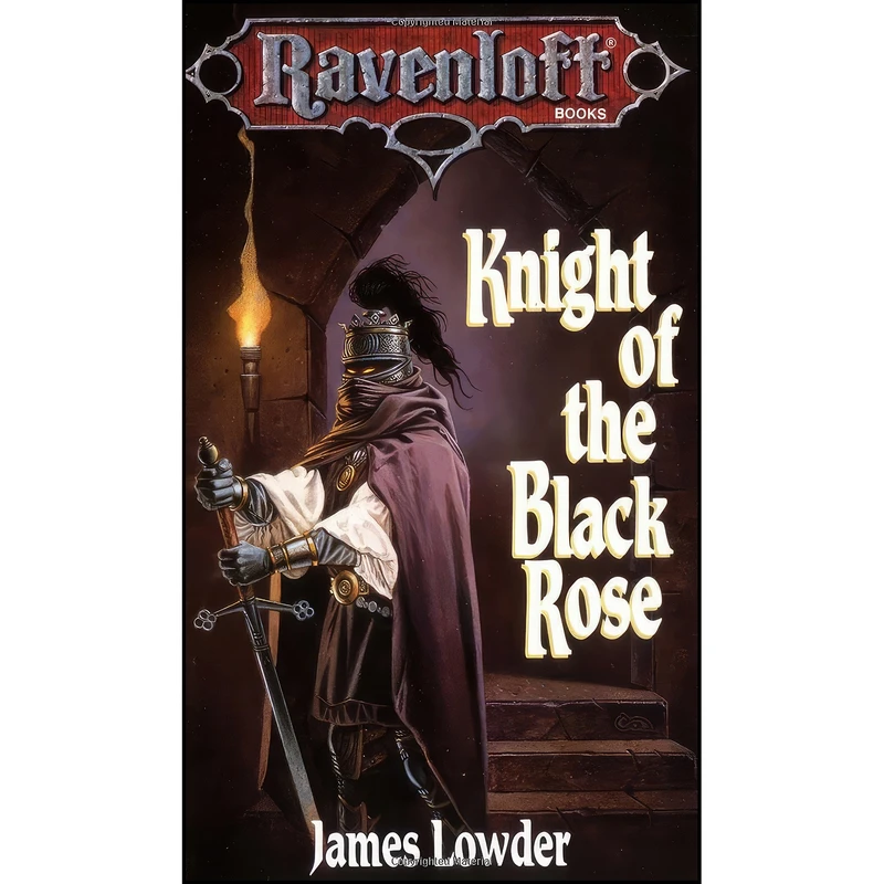 کتاب Knight Of The Black Rose  اثر James Lowder and Clyde Caldwell انتشارات TSR, Lake Geneva WI
