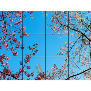 تایل سقفی آسمان مجازی طرح شاخه و برگ کد 180 سایز 60x60 سانتی متر مجموعه 12 عددی