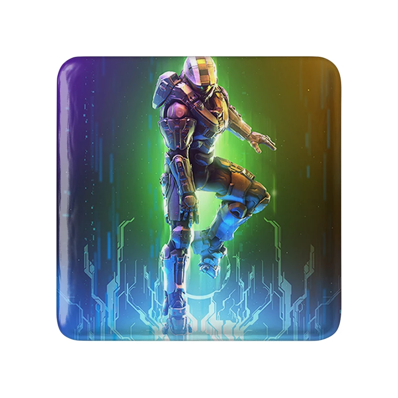 پیکسل خندالو طرح بازی هیلو (Halo) مدل مربعی کد 31487