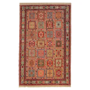 گلیم دستباف دو متری طرح سوزنی کد 625