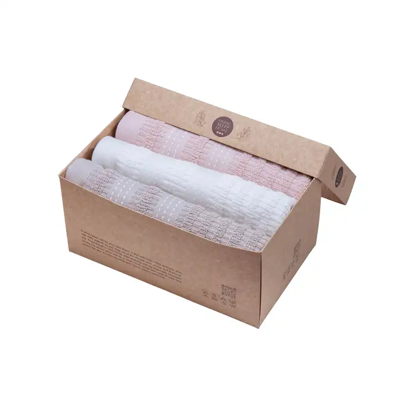 حوله دست و صورت خانه خواب اورنگ مدل آلین سایز 90×50 سانتی متر بسته 3 عددی