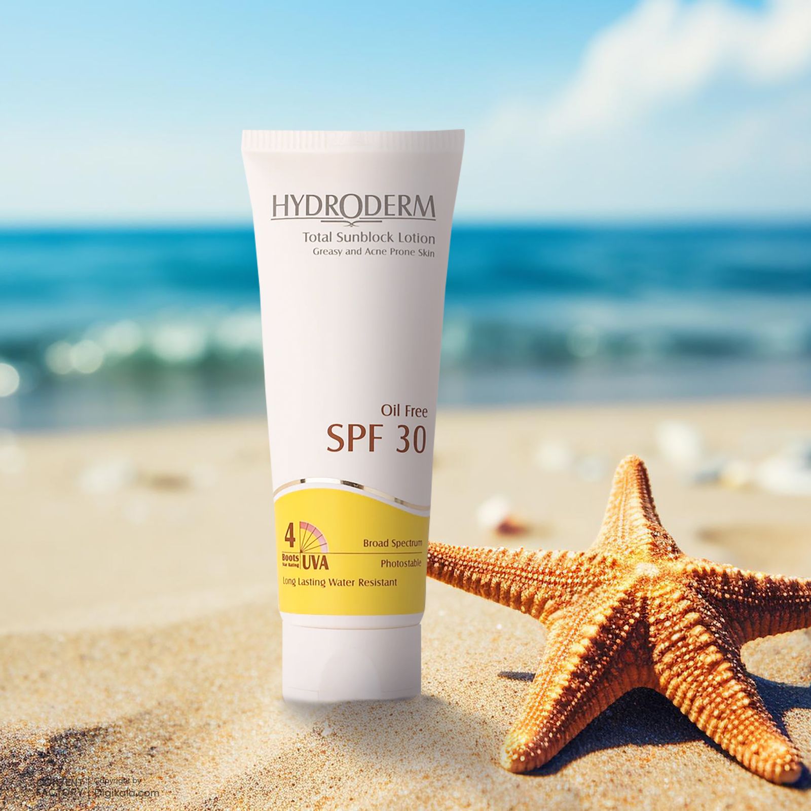 لوسیون ضدآفتاب هیدرودرم سری فاقد چربی SPF30، حجم 75 میلی‌لیتر -  - 9