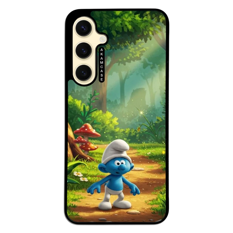 کاور آکام مدل AMC-WSGS24FE-SMURFS-7 مناسب برای گوشی موبایل سامسونگ Galaxy S24 FE