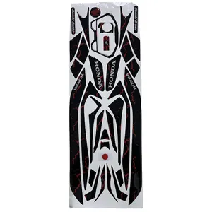 برچسب بدنه موتور سیکلت وارون مدل B-10-BLK-RD مناسب برای هوندا کلیک 150 بسته 33 عددی