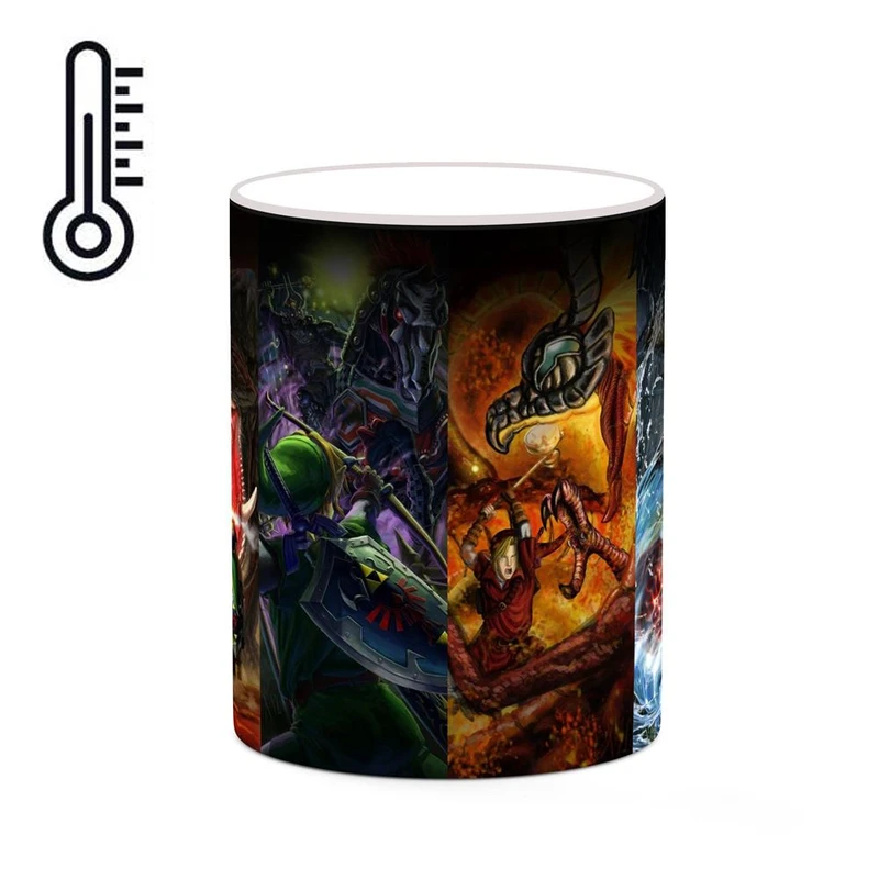 ماگ حرارتی کاکتی مدل بازی زلدا The Legend Of Zeldaː Ocarina Of Time کد mgh30953