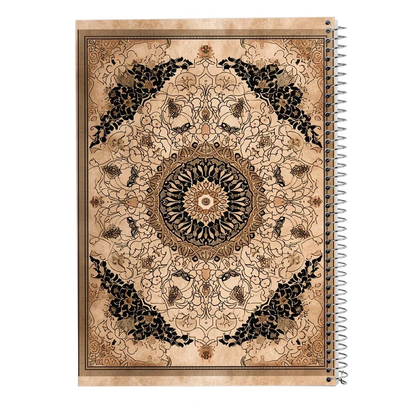 دفتر شطرنجی 50 برگ مدوپد طرح فرش کد DF17419