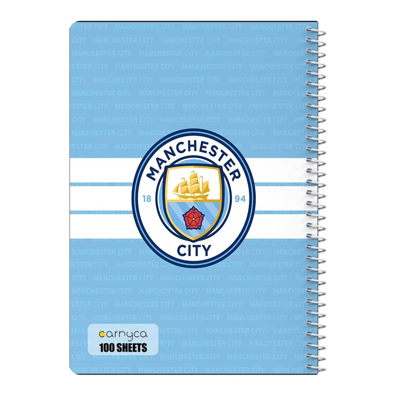 دفتر مشق 100 برگ سیمی کارنیکا طرح منچستر سیتی Manchester City کد 53575
