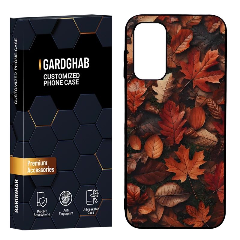 کاور گارد قاب مدل پشت گلس برگ مناسب برای گوشی موبایل سامسونگ Galaxy A14