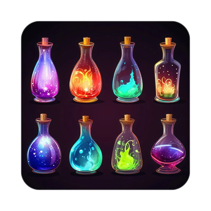 زیر لیوانی کاکتی طرح هری پاتر Harry Potter مدل mp42264