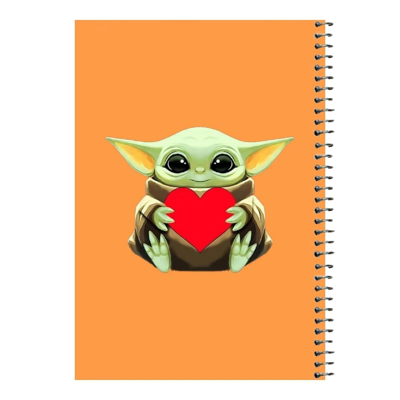 دفتر مشق 80 برگ اس جی مدل بیبی یودا کد 16