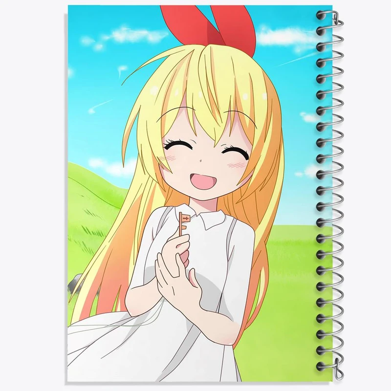 دفتر نقاشی 50 برگ خندالو مدل انیمه عشق دروغین کد 17199