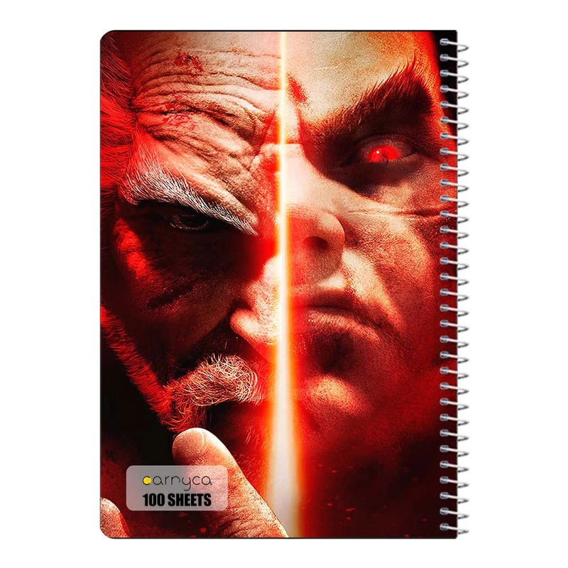دفتر مشق 100 برگ سیمی کارنیکا طرح تیکن Tekken کد 22002