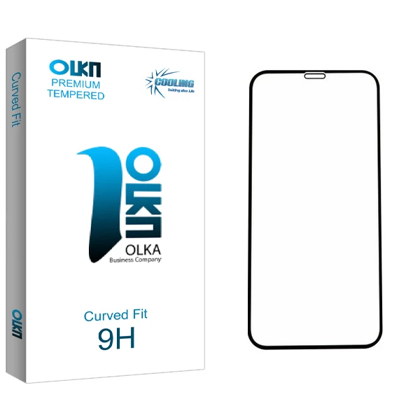 محافظ صفحه نمایش 5D کولینگ مدل Olka glass مناسب برای گوشی موبایل اپل Iphone X