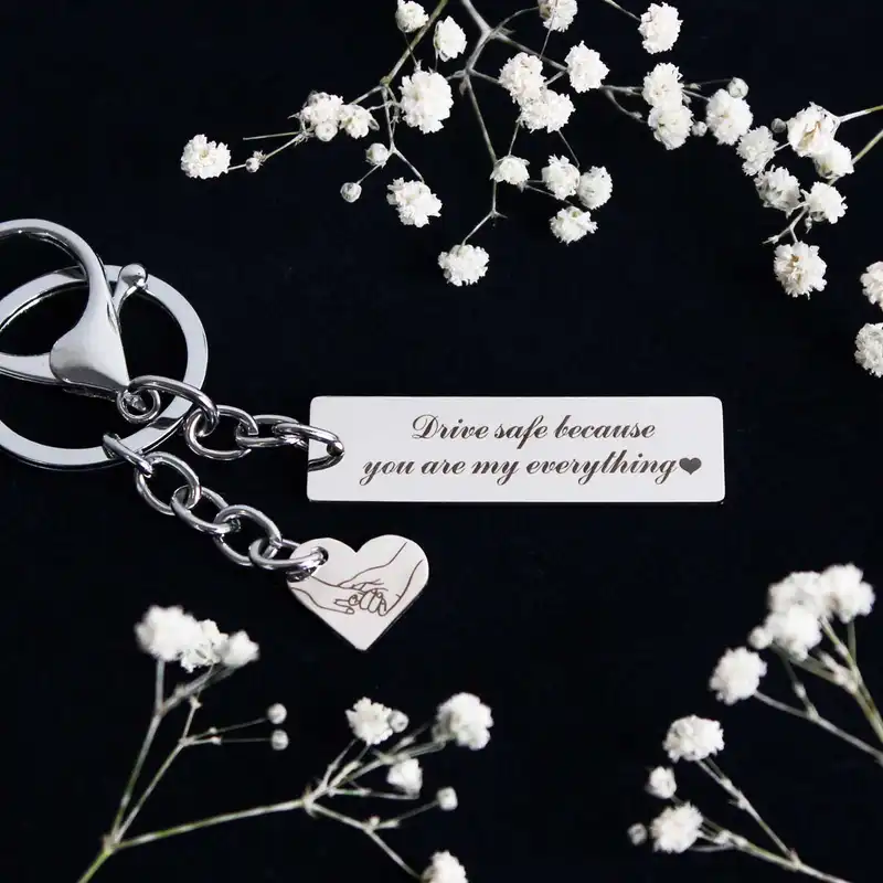 جاکلیدی گلسو مدل Drive Safe و قلب