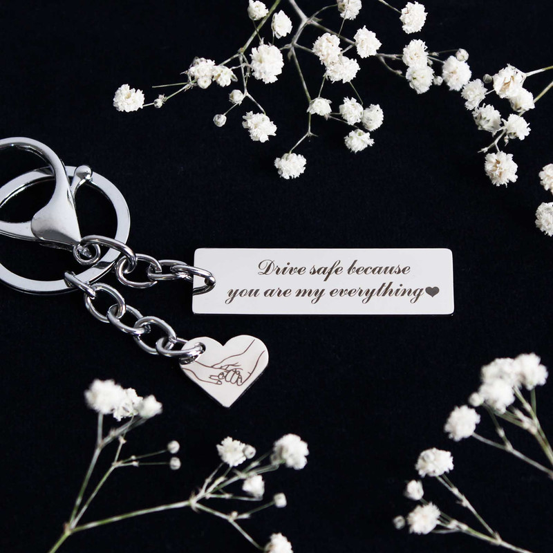 جاکلیدی گلسو مدل Drive Safe و قلب جاکلیدی گلسو مدل Drive Safe و قلب