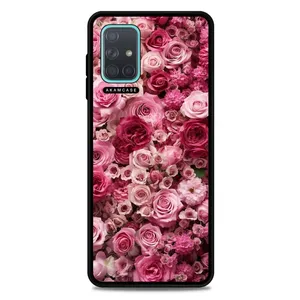 AKAM AMC-WSGA71-FLOWERS-41 Cover For Samsung Galaxy A71