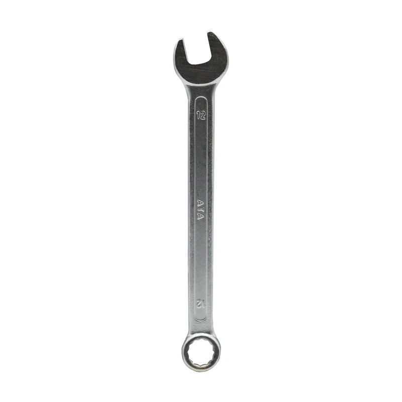 آچار یکسر تخت و یکسر رینگی آتا مدل YP-12MM سایز 12 میلی متر