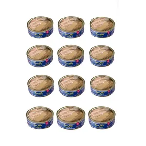 کنسرو ماهی فیله تون در روغن گیاهی تاپسی - 240 گرم بسته 12 عددی