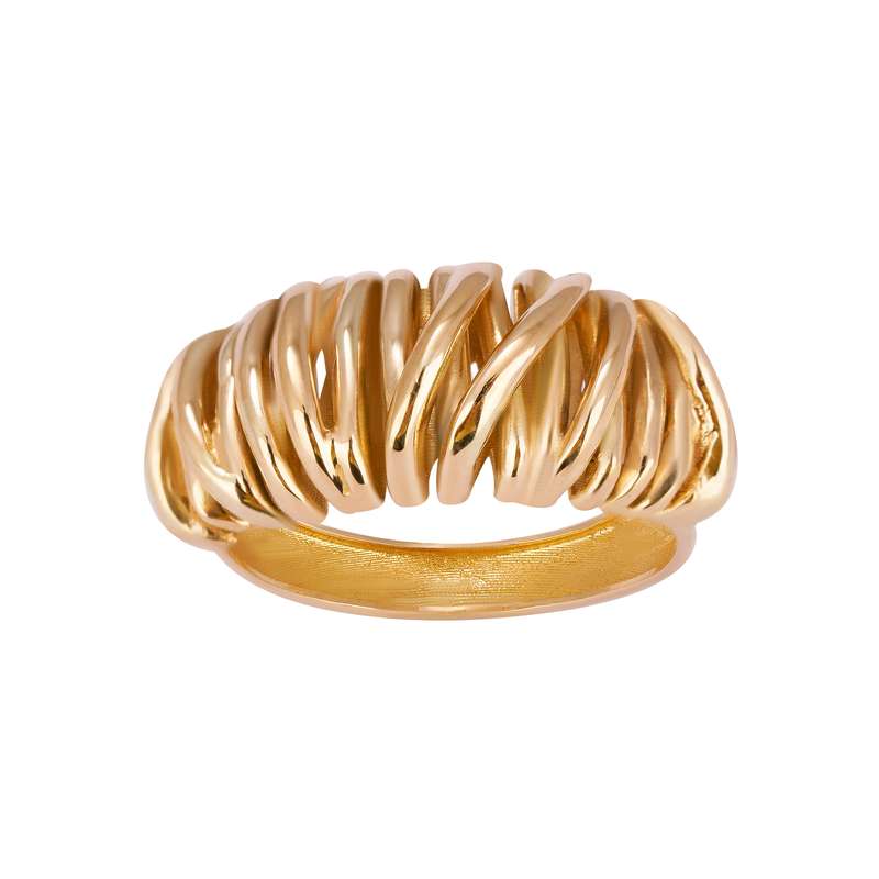 انگشتر طلا 18 عیار زنانه جواهری سون مدل 3612